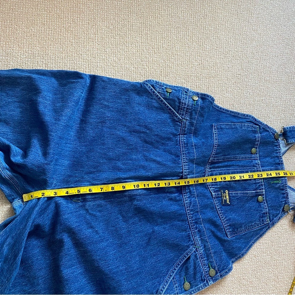 OshKosh Vestback Denim Overalls W38 L34 - Picture 8 of 13